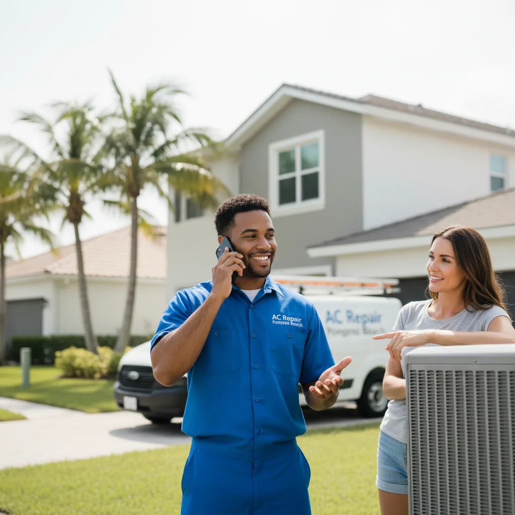 AC Repair Pompano Beach customer support in Fishers